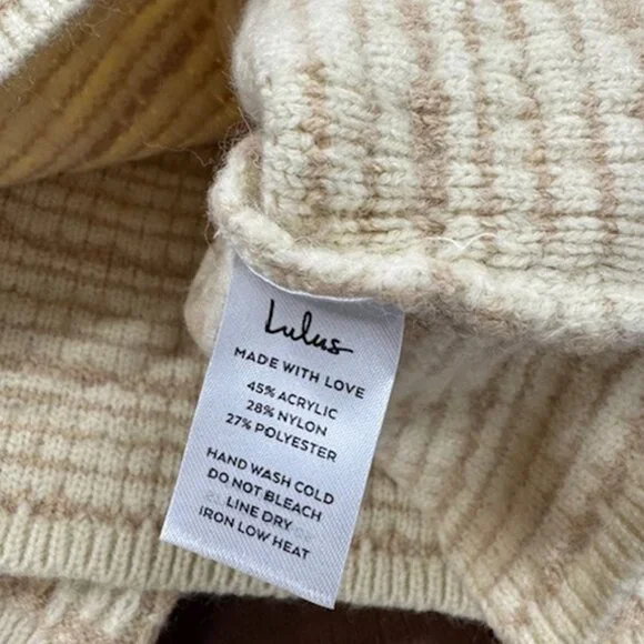 NWT Lulu's Enviably Luxury Two Piece Sweater Dress - Picture 8 of 9